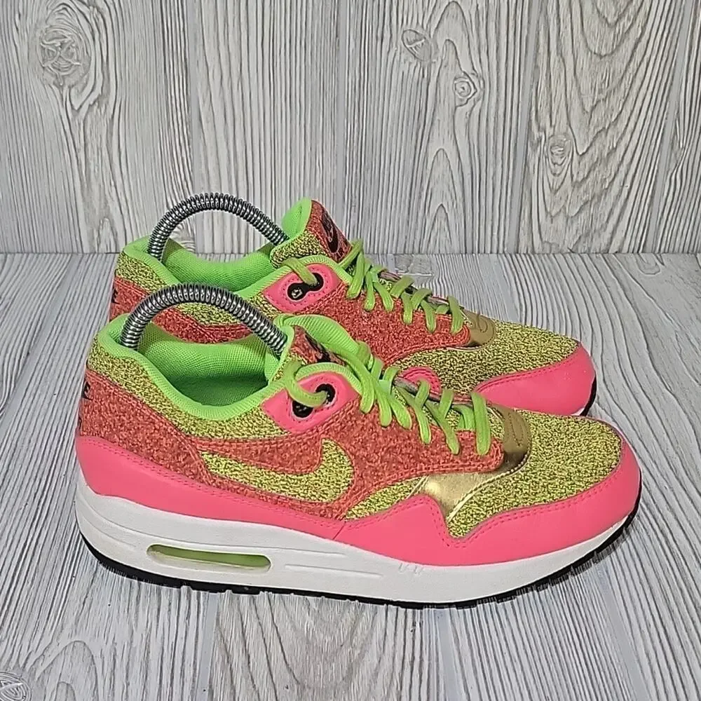 Nike Air Max 1 SE 'Ghost Green/ Hot Punch' Women's 8 - Picture 2 of 13